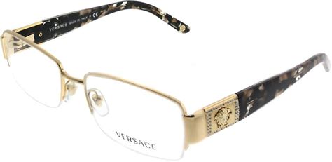 versace eyeglasses ve1175b 1002 gold 53mm|Versace ve1175b eyeglasses men.